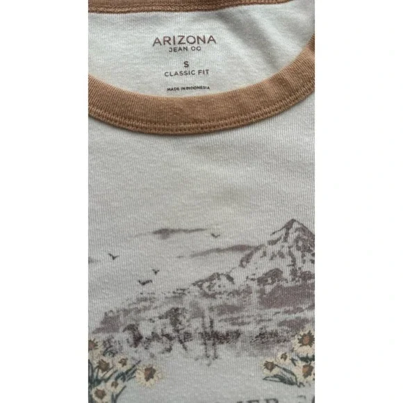 Womens Wildflower Soul Ringer Tee Festival Indie Sleaze Size Small 90s Y2K - Picture 3 of 8